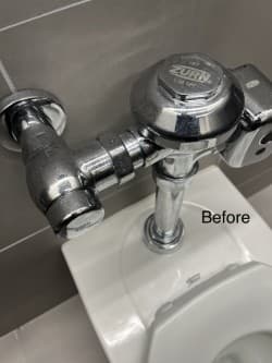 Toilet Valve — Restoration - Before
